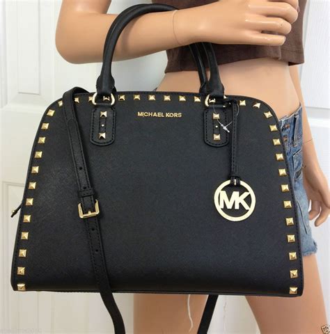 black michael kors purse ebay|Michael Kors black purses outlet.